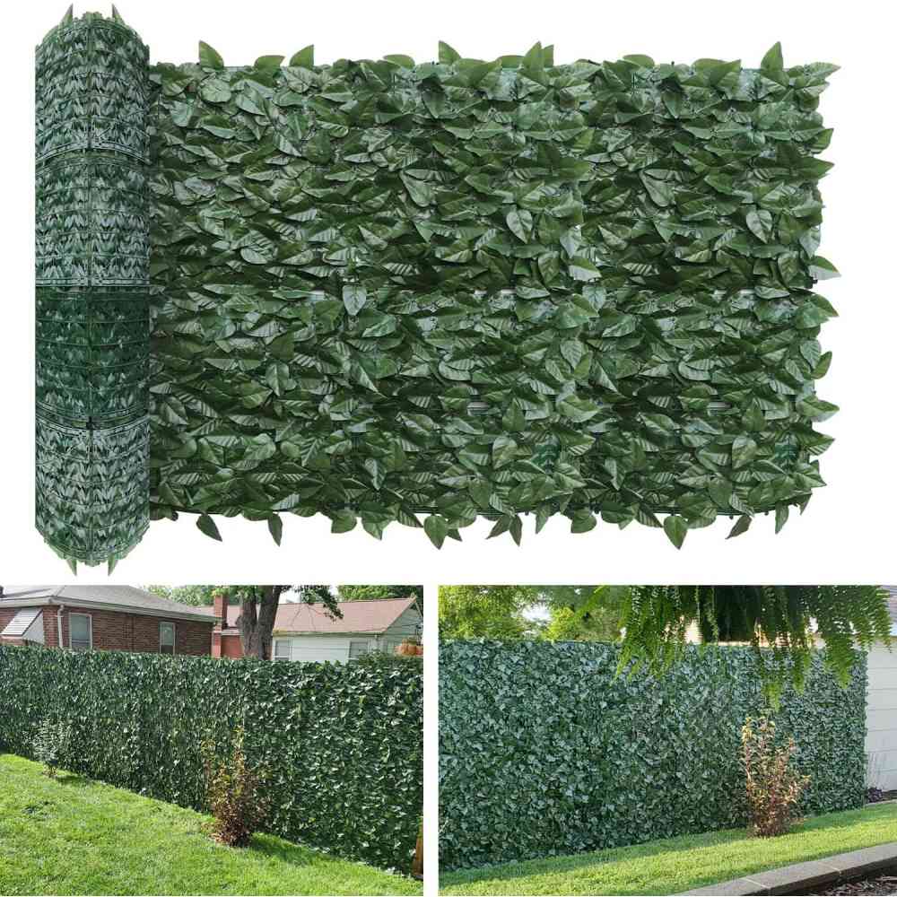 Artificial Laurel Fence