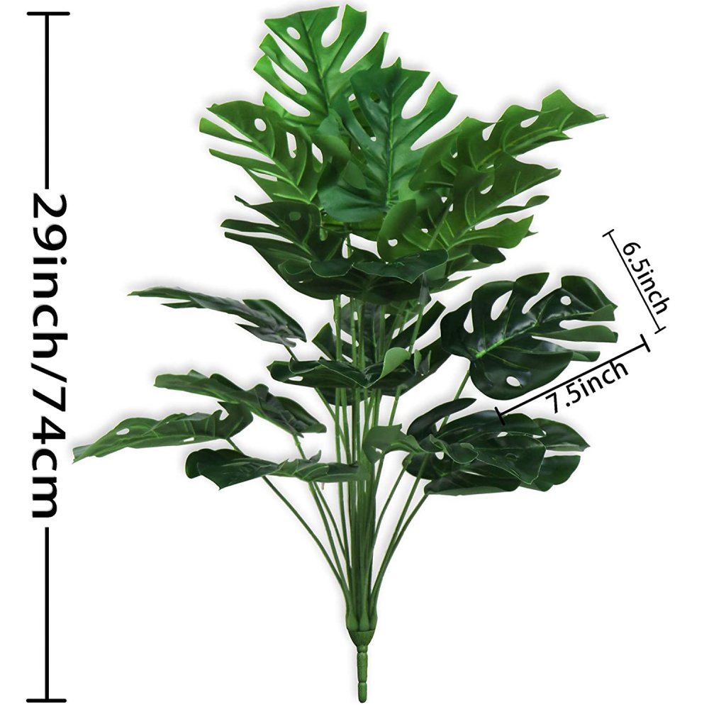 Tall Fake Turtle Tree Leaves