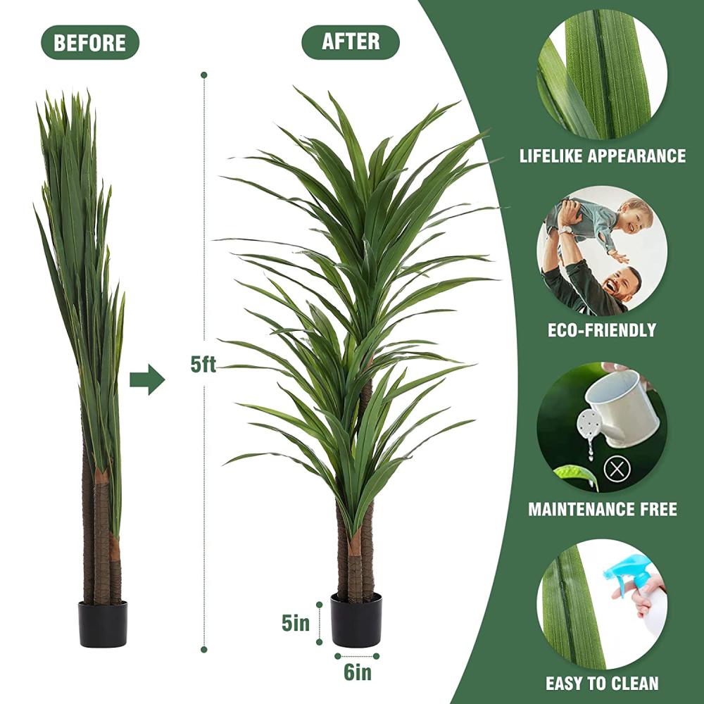 Artificial Dracaena Indoor Plant