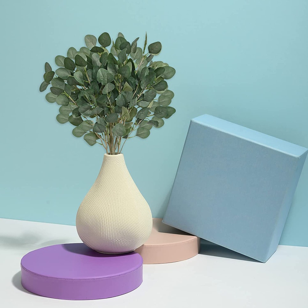 Artificial Eucalyptus Leaves | Orange