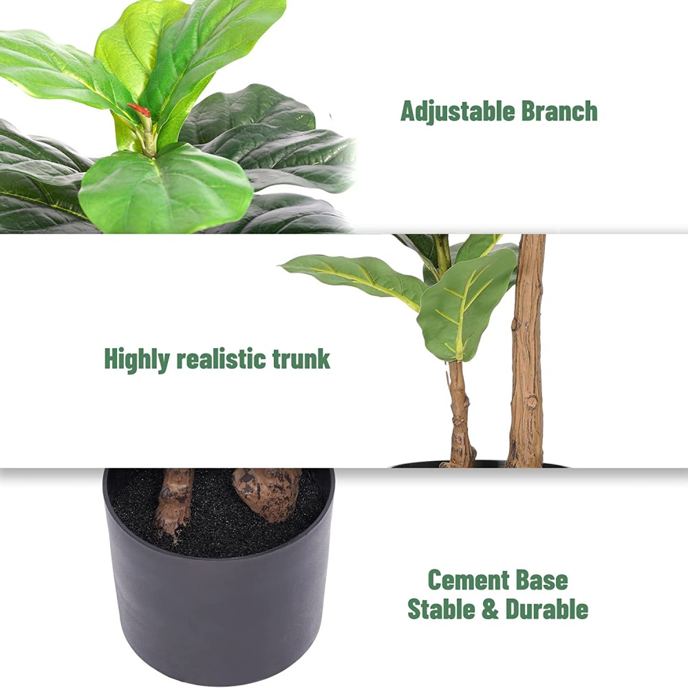 Artificial Fiddle Leaf Fig Tree: image 5