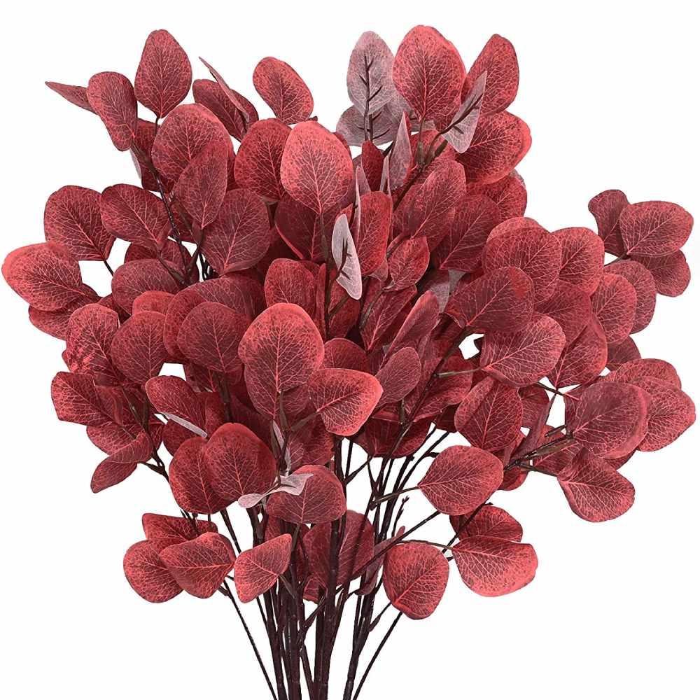 Artificial Eucalyptus Leaves | Orange: image 5