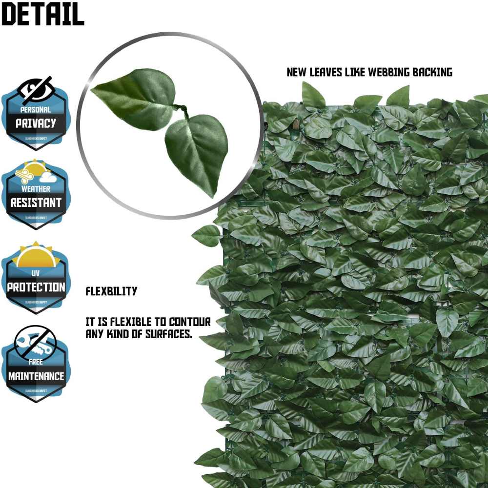 Artificial Laurel Fence: image 2
