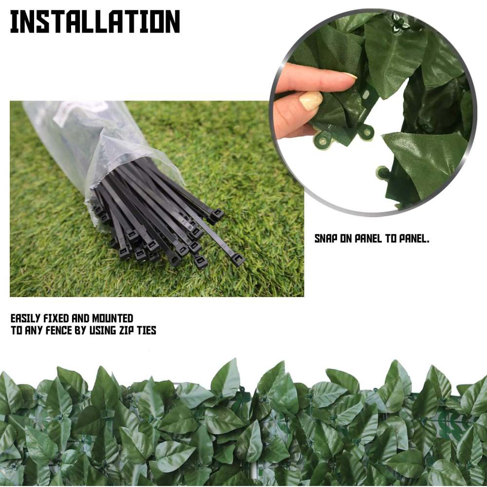 Artificial Laurel Fence: image 3