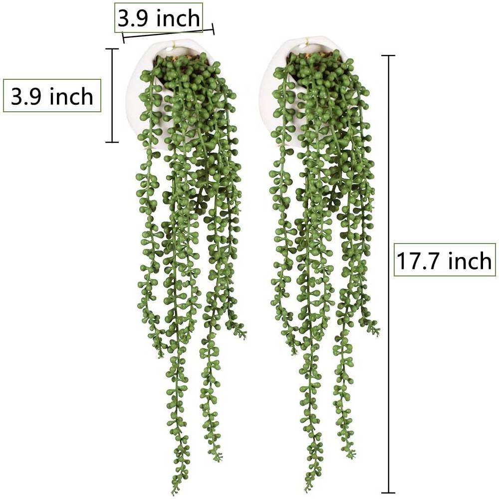Artificial Succulents Hanging Plants: image 7